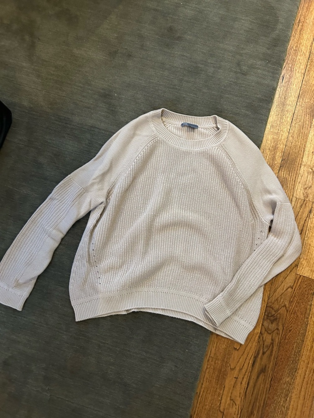 Vince cotton sweater in tan size M